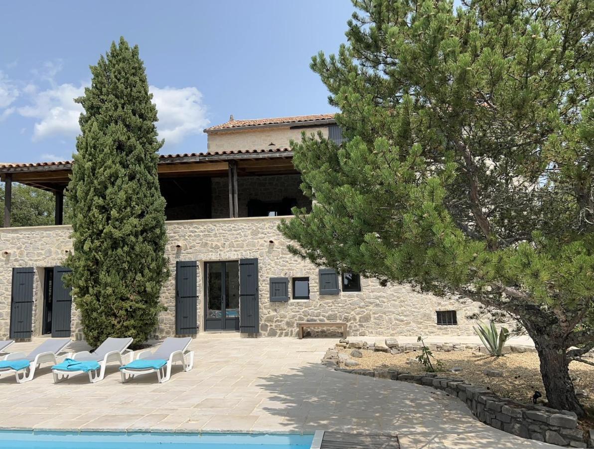 Villa Luxurious Family House With Pool In Ardeche. Les Vans Exterior foto