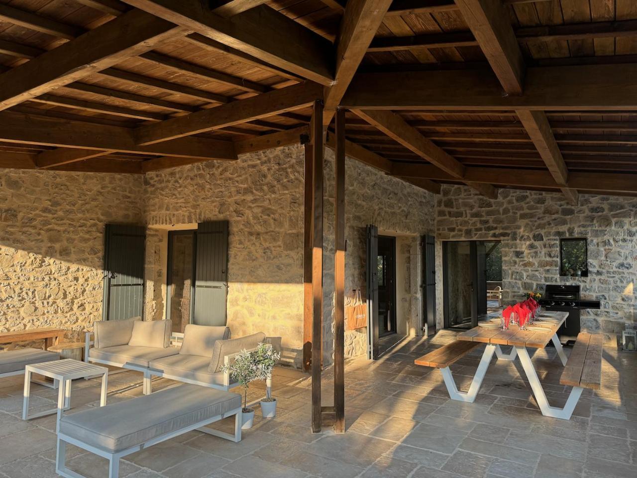 Villa Luxurious Family House With Pool In Ardeche. Les Vans Exterior foto